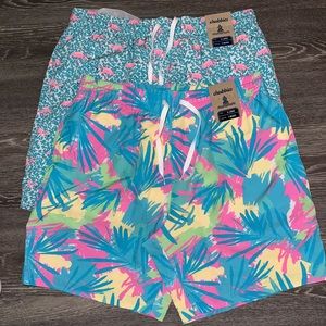 Chubbies 7” Swim Trunks Bathing Suits (x2)